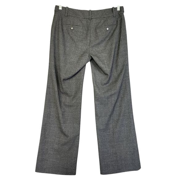 Ann Taylor Womens Wool Blend Dress Pants Slacks Size 8 Gray Wide Leg Career Work - Picture 3 of 11